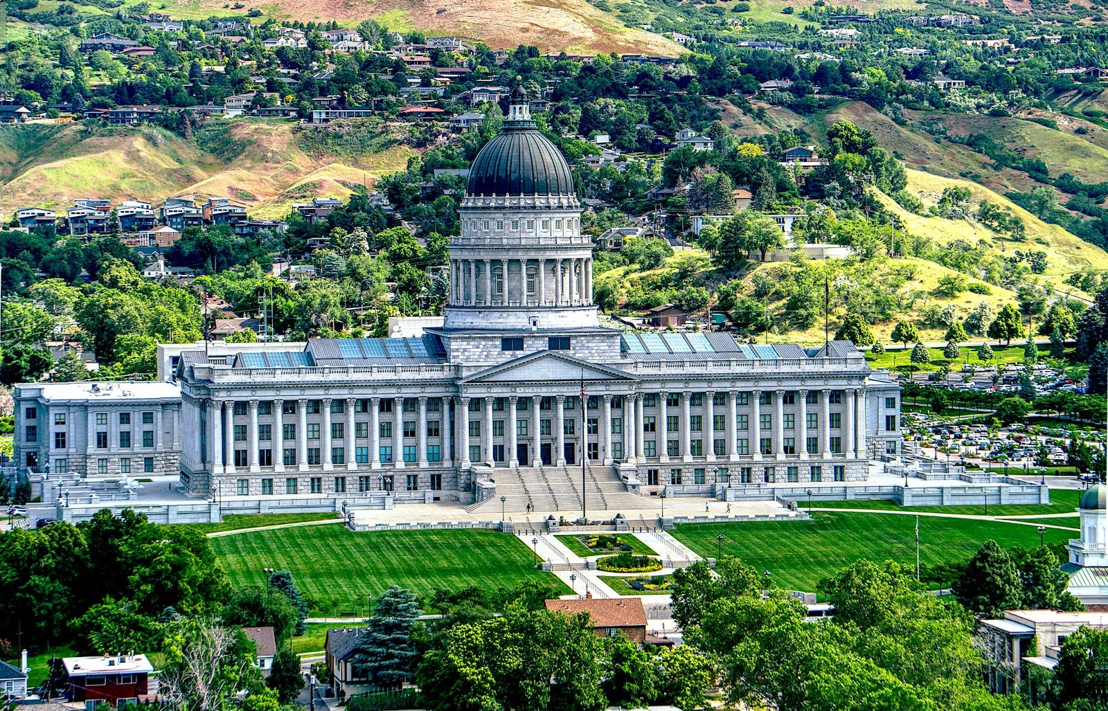 Photograph of the Utah State Capitol building during the day