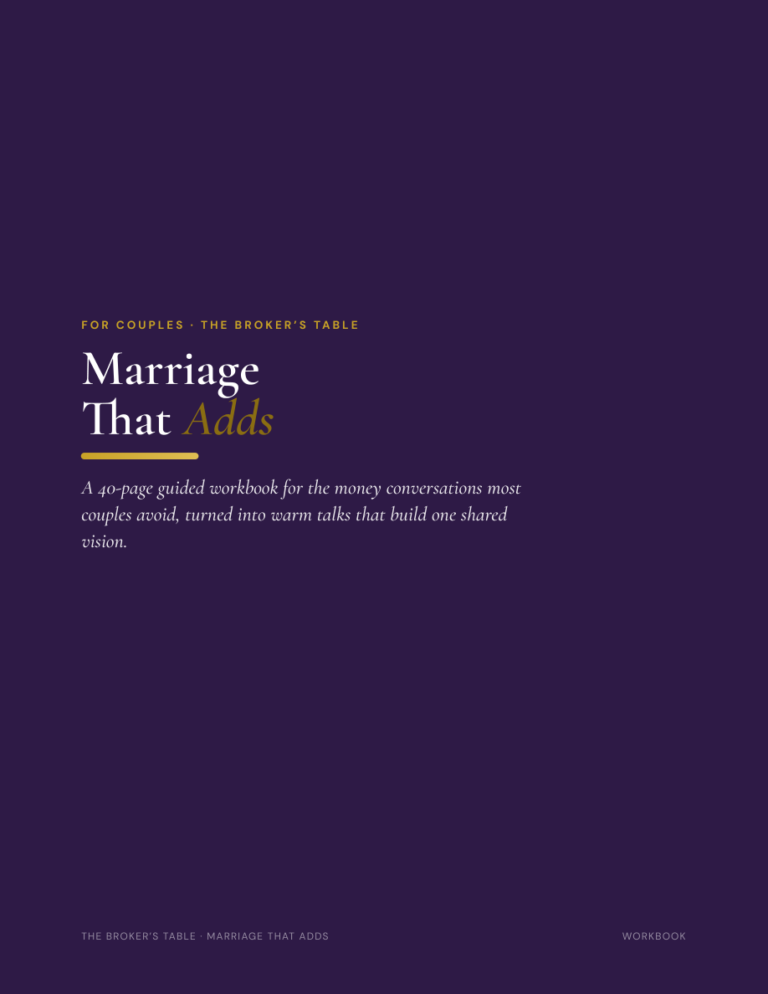 The Broker's Table - bt-20260925-marriage-workbook-cover