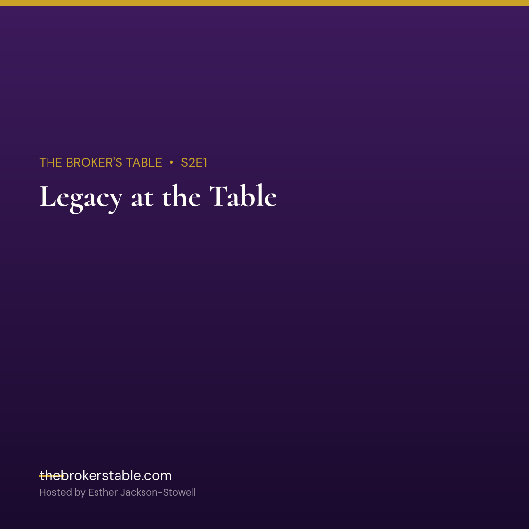 Episode cover: Legacy at the Table | Episode 1