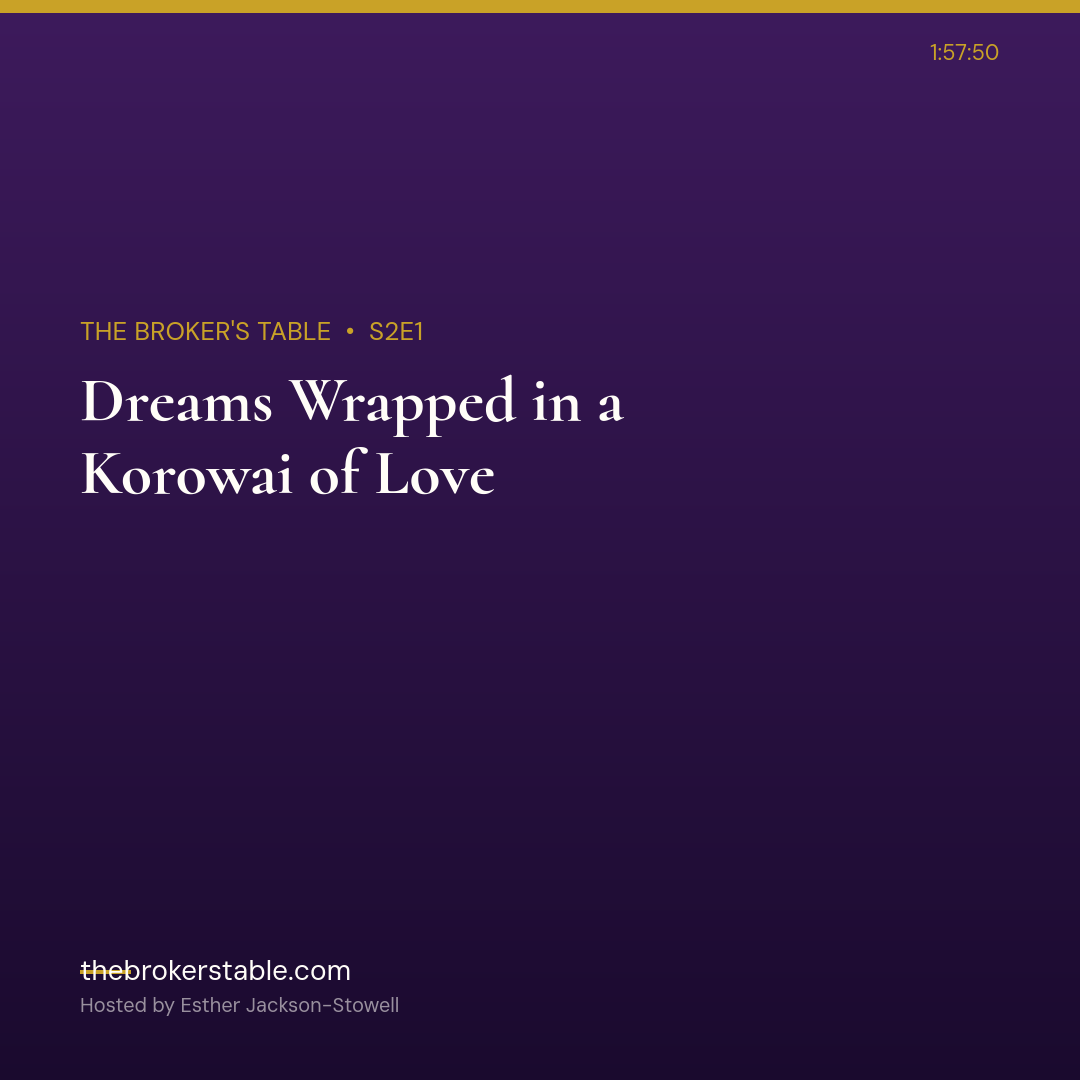 Episode cover: Dreams Wrapped in a Korowai of Love